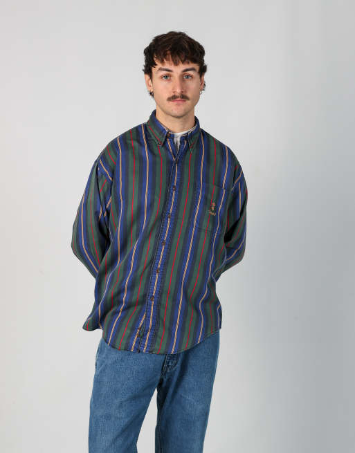 Vintage Chaps Ralph Lauren m long sleeve shirt in dark green