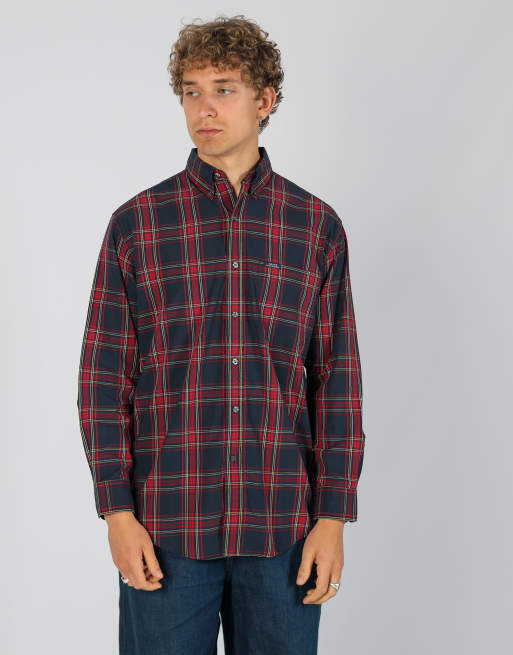 Vintage Chaps Ralph Lauren m long sleeve shirt in navy blue