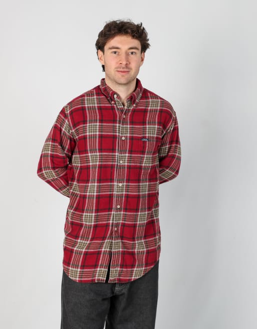 Vintage Chaps Ralph Lauren m long sleeve shirt in red