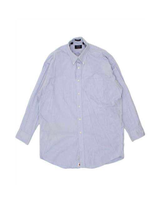 Vintage Chaps Ralph Lauren Shirt Size 17 XL In Blue