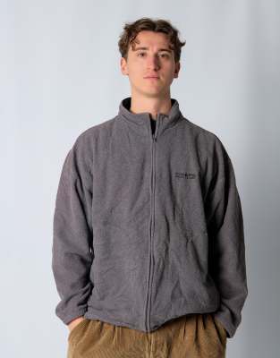 Vintage Chaps Ralph Lauren XL Fleece Charcoal Grey