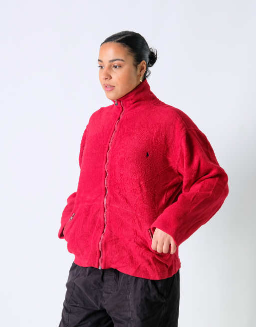Vintage Chaps Ralph Lauren XL Fleece Red