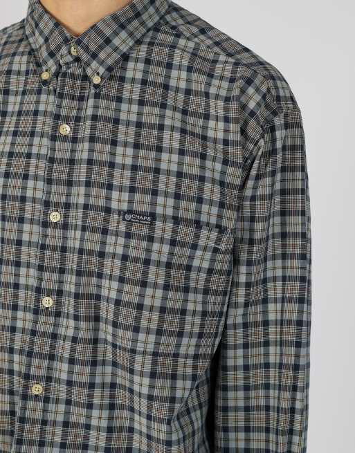 Vintage Chaps Ralph Lauren xl long sleeve shirt in khaki green, 4 of 4