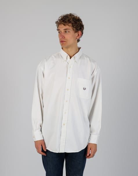 Vintage Chaps Ralph Lauren xl long sleeve shirt in white - view 1