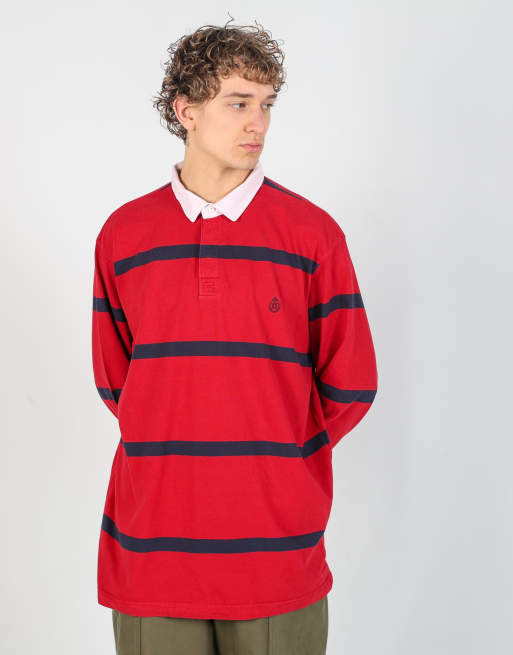 Vintage Chaps Ralph Lauren xxl rugby sweatshirt in burgundy red, 2 of 4