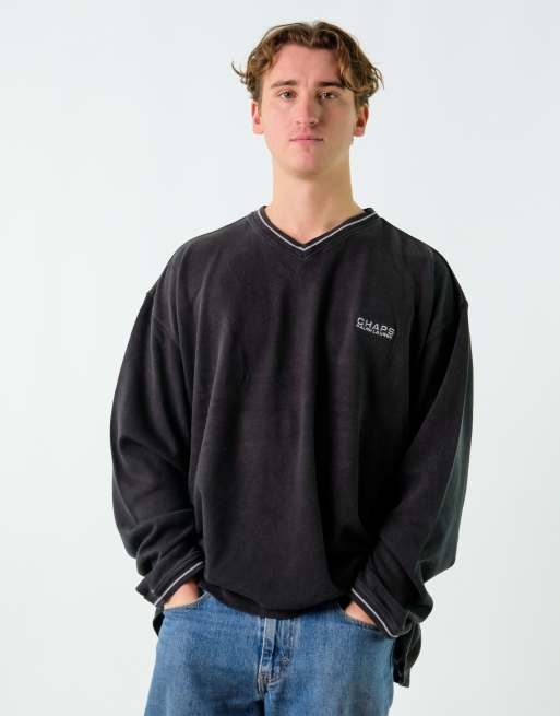 Vintage Chaps Ralph Lauren XXL Sweatshirt Black