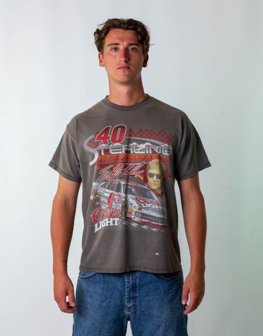 Vintage Chase Authentics M Oversized T-Shirt Jeff Sterling Grey