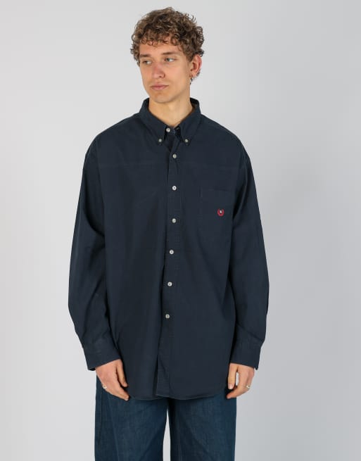 Vintage Chase Authentics xxl long sleeve shirt in navy blue