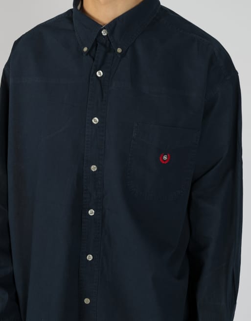 Vintage Chase Authentics xxl long sleeve shirt in navy blue, 4 of 4