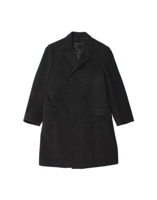 Vintage Chesterfield Coat EU 52 XL In Black