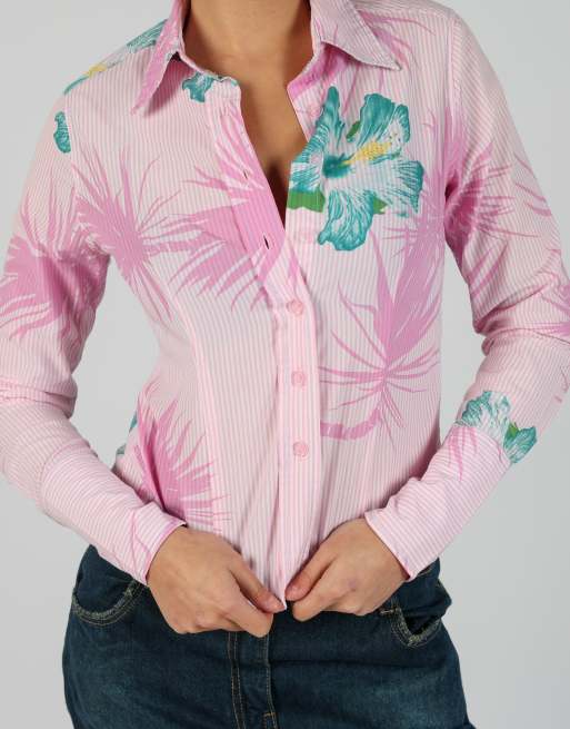 Vintage Chiemsee XS shirt in baby pink, 4 of 4