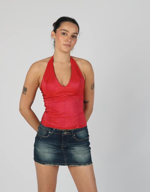Vintage Chou Chou XS cami in red, 3 of 4