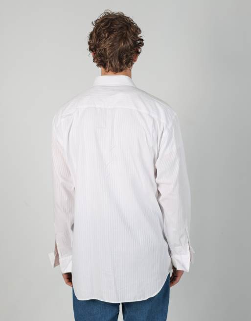 Vintage Christian Dior xl long sleeve shirt in white, 3 of 4