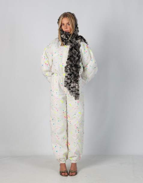 Vintage Cis Sportwear XS ski suit in ivory - view 1