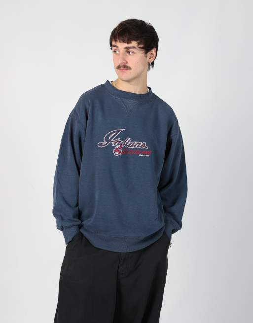 Vintage Cleavland Indians m sweatshirt in navy blue