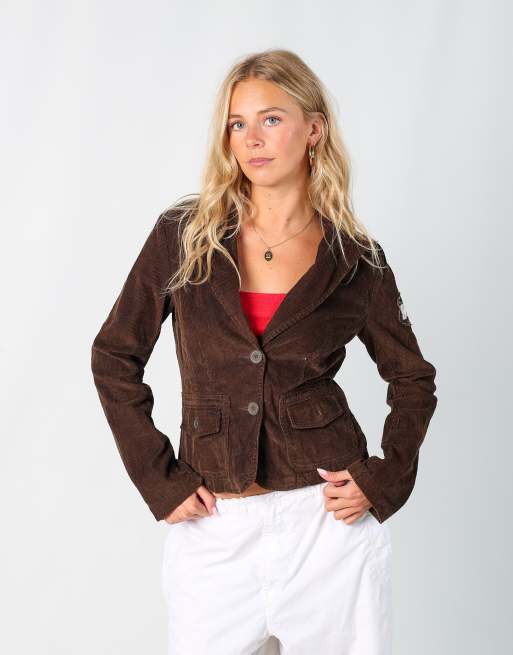 Vintage Clockhouse 10 cord jacket in brown