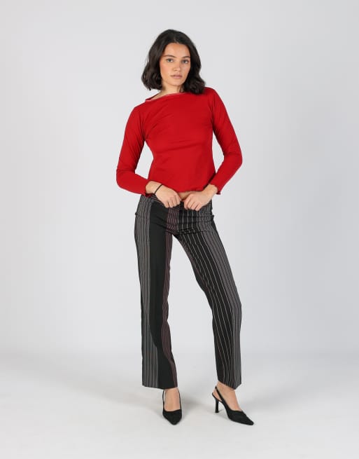 Vintage Clockhouse XS formal trousers in black
