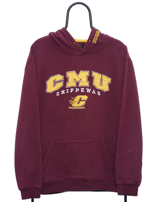 Vintage CMU chippewas size XL hoodie in maroon