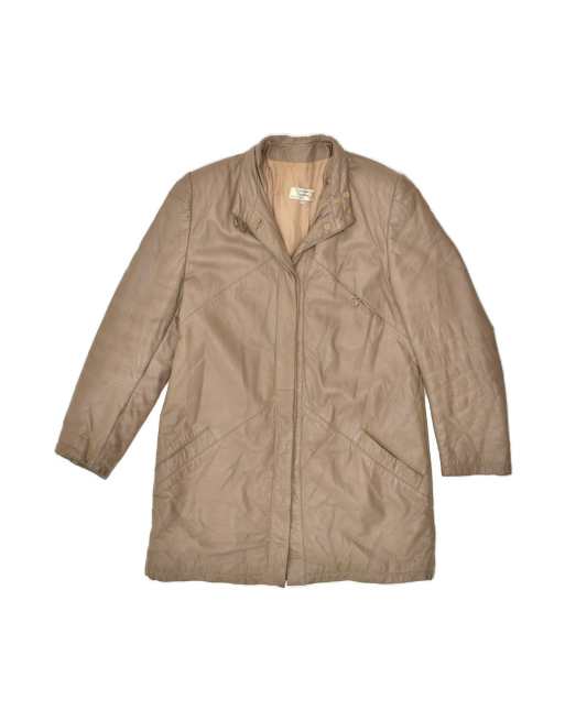 Vintage Coat It 44 Medium In Beige