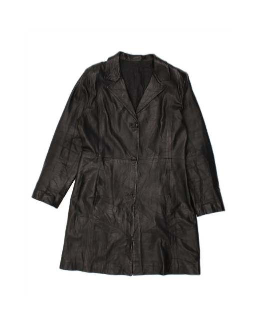 Vintage Coat UK 20 2XL In Black