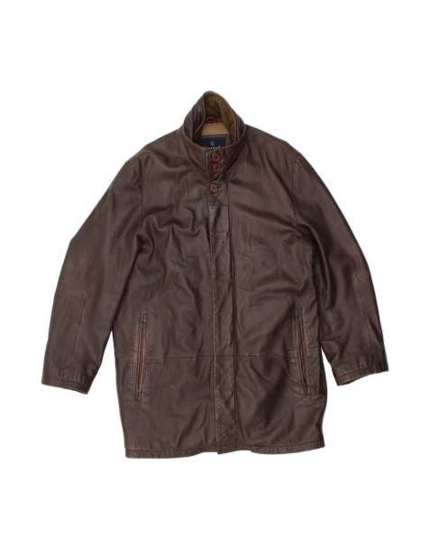Vintage Coat UK 40 Large In Brown - view 1