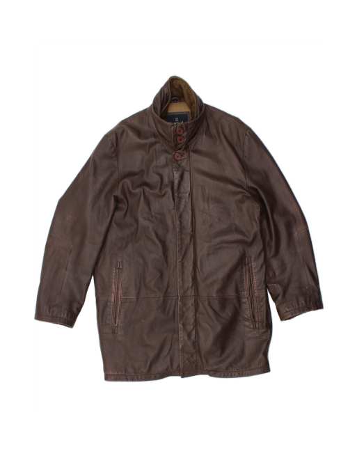 Vintage Coat UK 40 Large In Brown