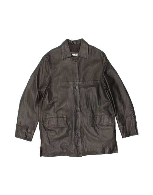 Vintage Coat UK 42 XL In Black