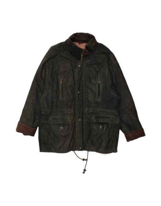 Vintage Coat UK 42 XL In Green