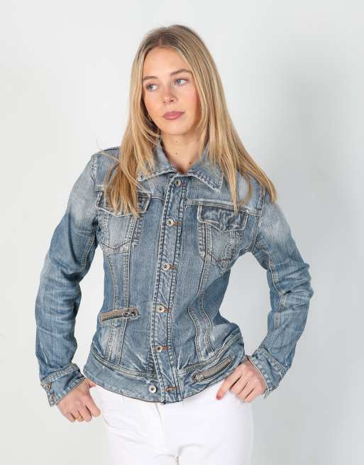Vintage Coconuda M denim jacket in light blue, 3 of 4
