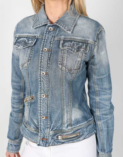 Vintage Coconuda M denim jacket in light blue, 4 of 4
