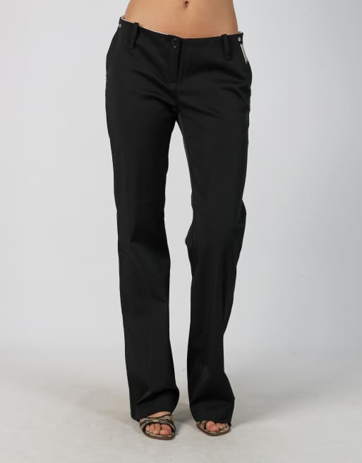 Vintage Coconuda M formal trousers in black, 2 of 4