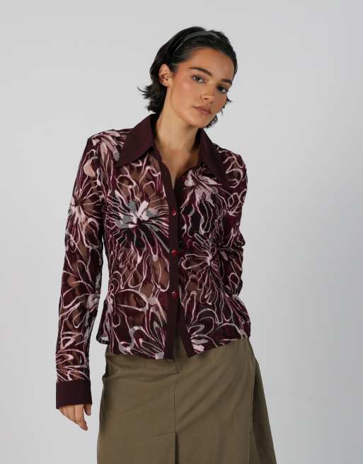 Vintage Coconuda S shirt in purple, 3 of 4