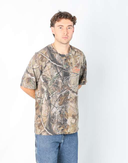 Vintage Code V l t-shirt in khaki green