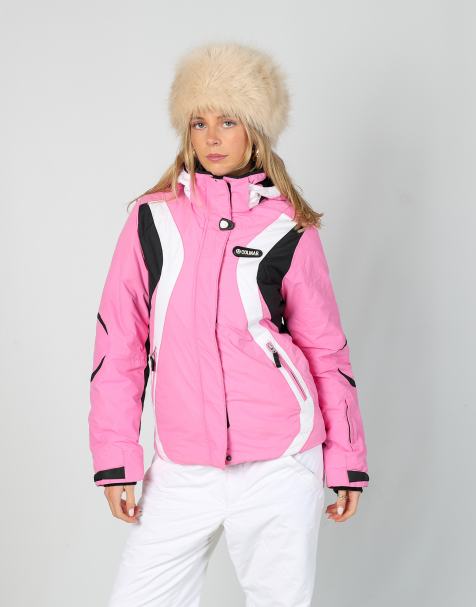 Vintage Colmar S ski jacket in baby pink - view 1