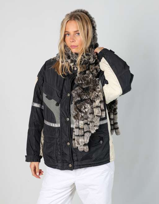 Vintage Colmar S ski jacket in black