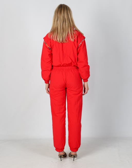 Vintage Colmar S ski suit in red, 3 of 4