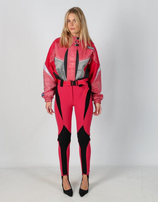 Vintage Colmar XS ski suit in red