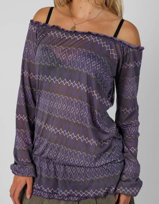 Vintage Colours of the World M blouse in purple, 4 of 4