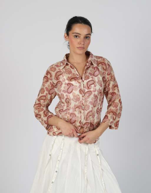 Vintage Colours of the World S blouse in beige