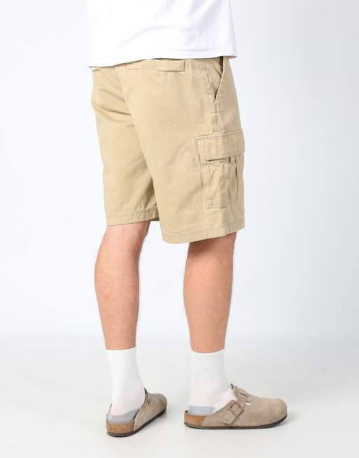 Vintage Columbia 34x21 canvas cargo shorts in tan, 2 of 4
