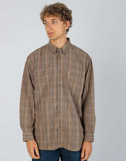 Vintage Columbia l long sleeve shirt in beige