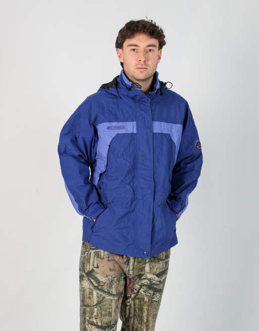 Vintage Columbia m rain jacket in blue