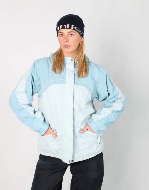 Vintage Columbia m rain jacket in light blue - view 1