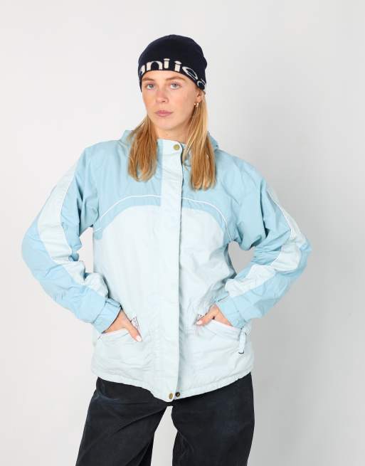 Vintage Columbia m rain jacket in light blue
