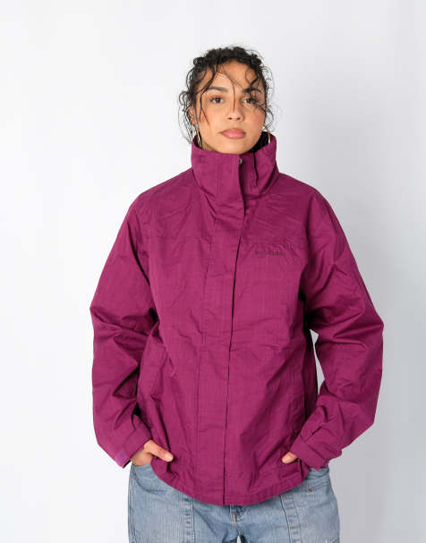 Vintage Columbia XL Rain Jacket Purple - view 1