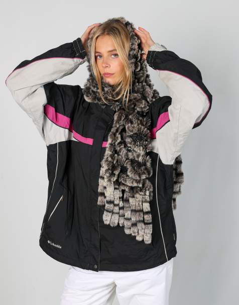 Vintage Columbia XL ski jacket in black - view 1