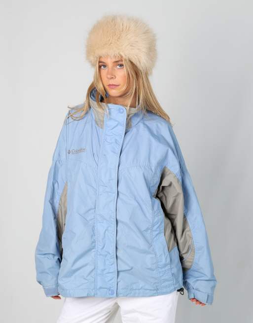 Vintage Columbia XL ski jacket in light blue