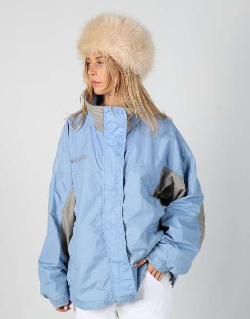 Vintage Columbia XL ski jacket in light blue, 3 of 4