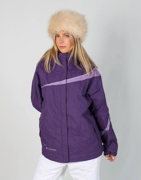 Vintage Columbia XL ski jacket in purple - view 1