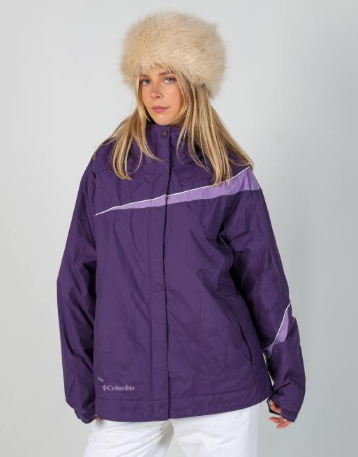 Vintage Columbia XL ski jacket in purple, 3 of 4